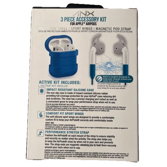 NEW Tech Theory 3 Piece Accessory Kit Apple Airpods 1 & 2 (not included) Cover - Picture 3 of 5